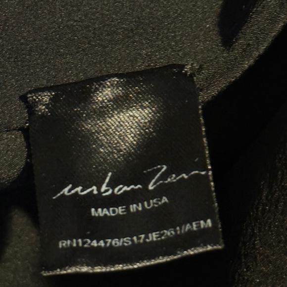 Urban Zen Patchwork Artisan Jacket M Linen Cotton Silk Hand Stitched Made In USA - Picture 9 of 10